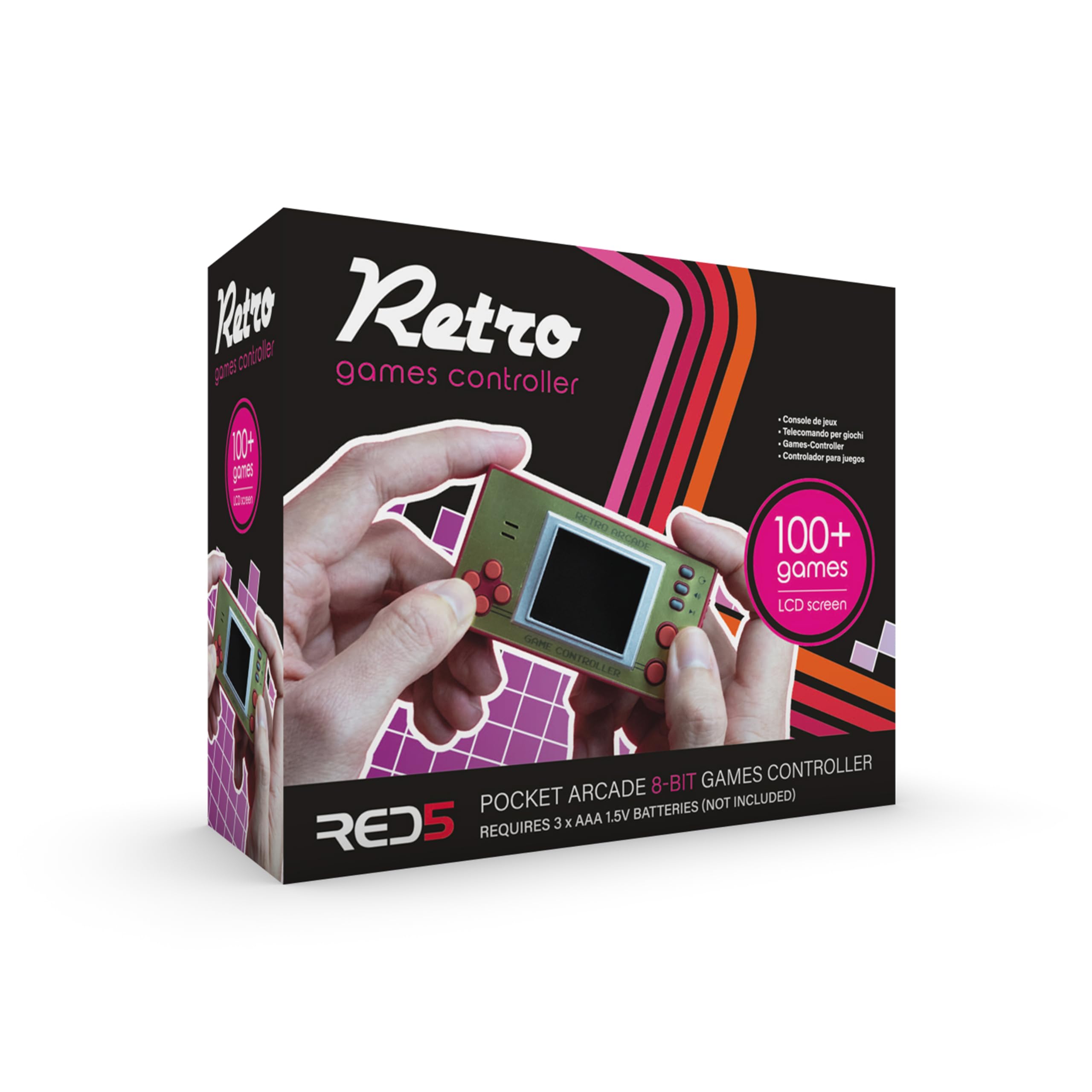RED5 Retro Games Controller Handheld 8-Bit Gaming Console